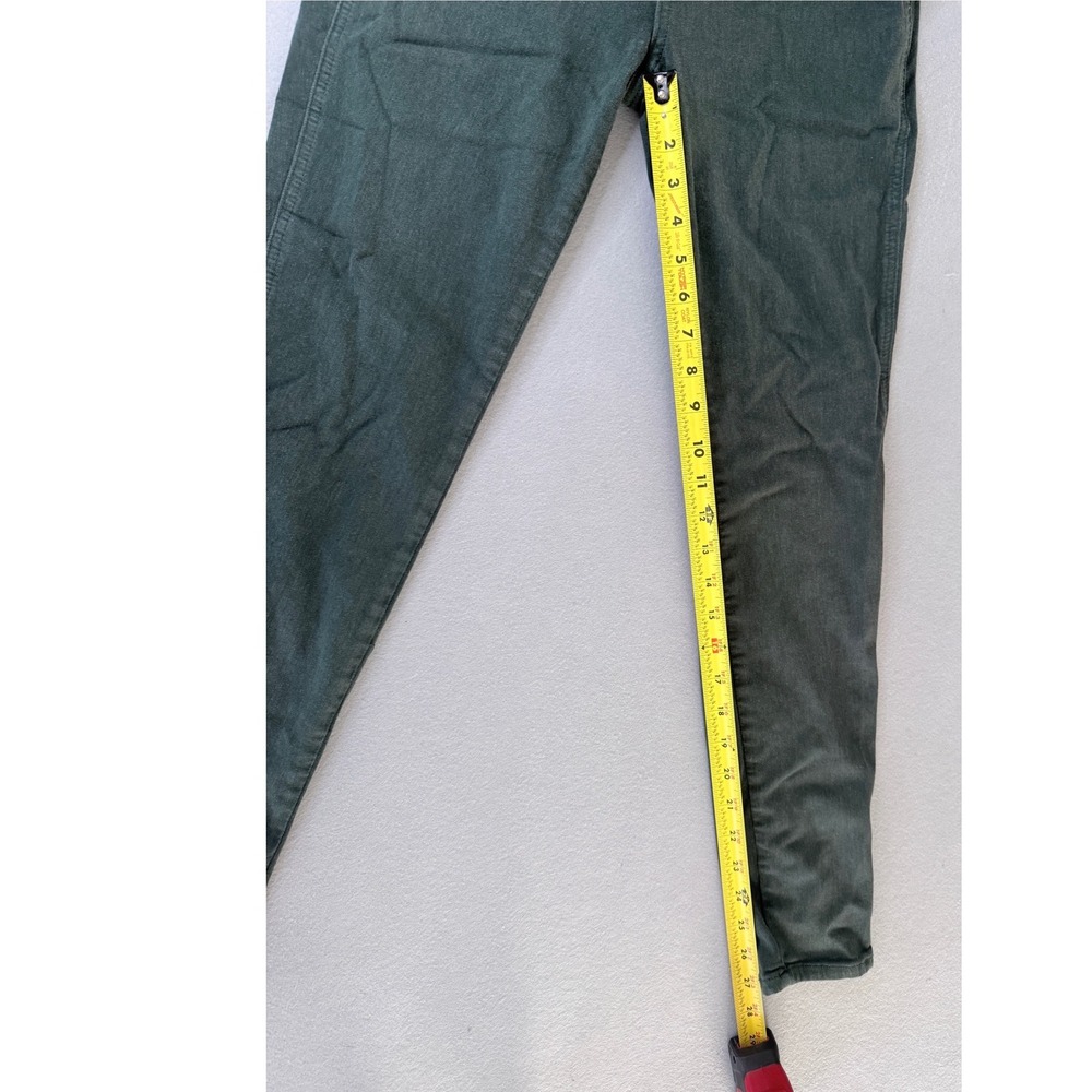 KUT from the Kloth Skinny Jeans Olive Green High Rise Pants Women 8 - Picture 5 of 6